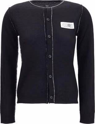 Black Wool Oves Aries Cardigan