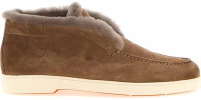 Brown Calfskin Ankle Boots
