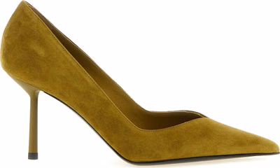 Bicolor Lambskin High Heel Pumps