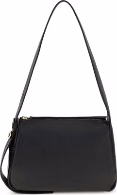 Black Calf Leather Bos Taurus Shoulder Bag