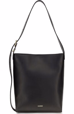 Black Calf Leather Bos Taurus Shoulder Bag