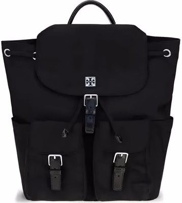 Black Nylon Backpack