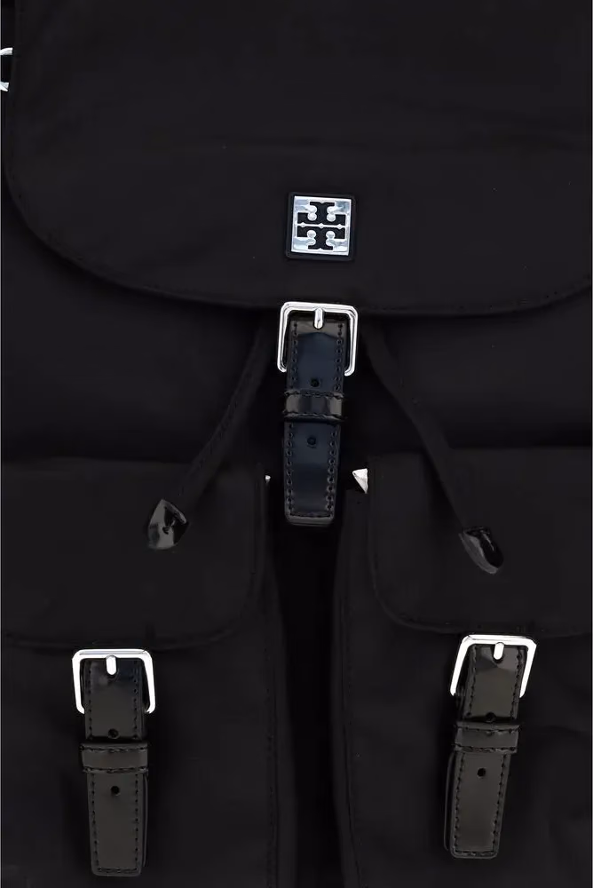 Tory Burch Black Nylon Backpack