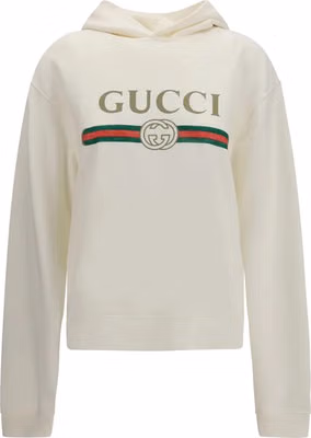 White Cotton Sweatshirt