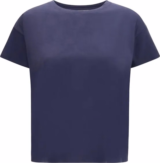 Loulou De Saison Blue Cotton T-Shirt