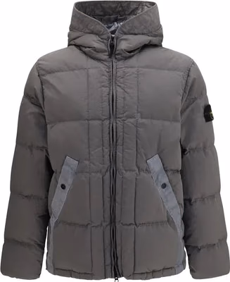 Gray Polyamide Shell Jacket
