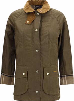 Bicolor Cotton Shell Jacket