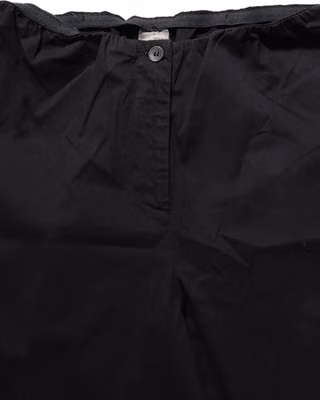 Black High-Waisted Straight Chino Women Trouser Pants