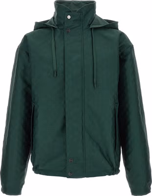 Bicolor Cotton Shell Jacket