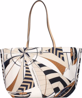 Beige Fabric Crossbody Bag