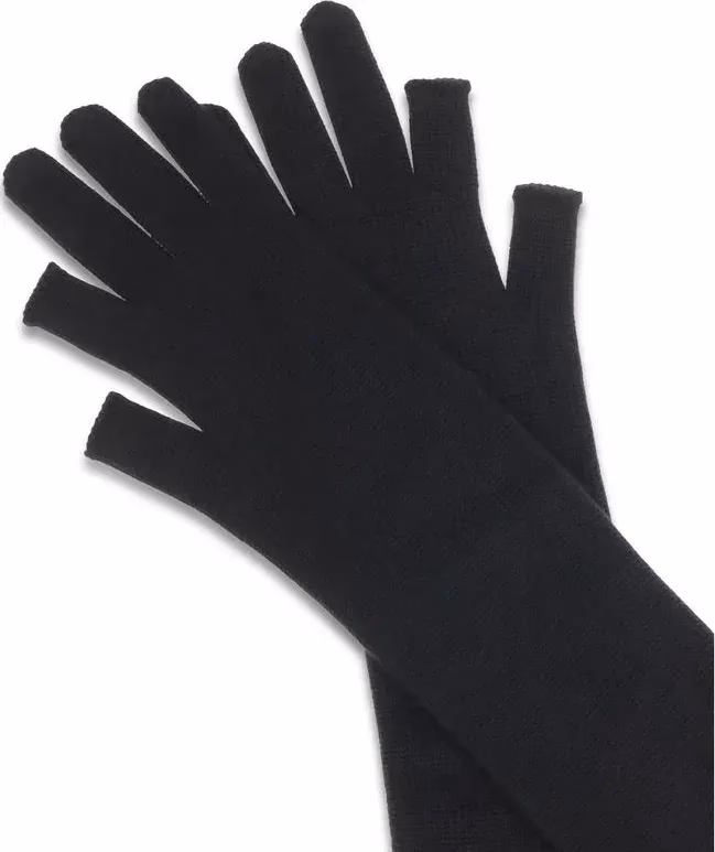 Rick Owens Black Wool Oves Aries Gloves
