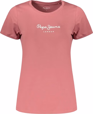 Pink Cotton Women's T-Shirt
