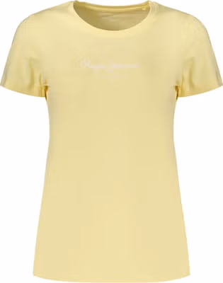 Yellow Cotton Women's T-Shirt