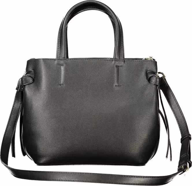 Mario Valentino Black Polyurethane Women's Bag