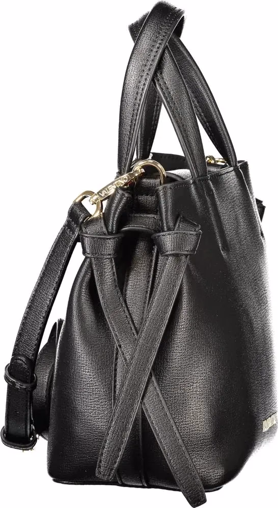 Mario Valentino Black Polyurethane Women's Bag