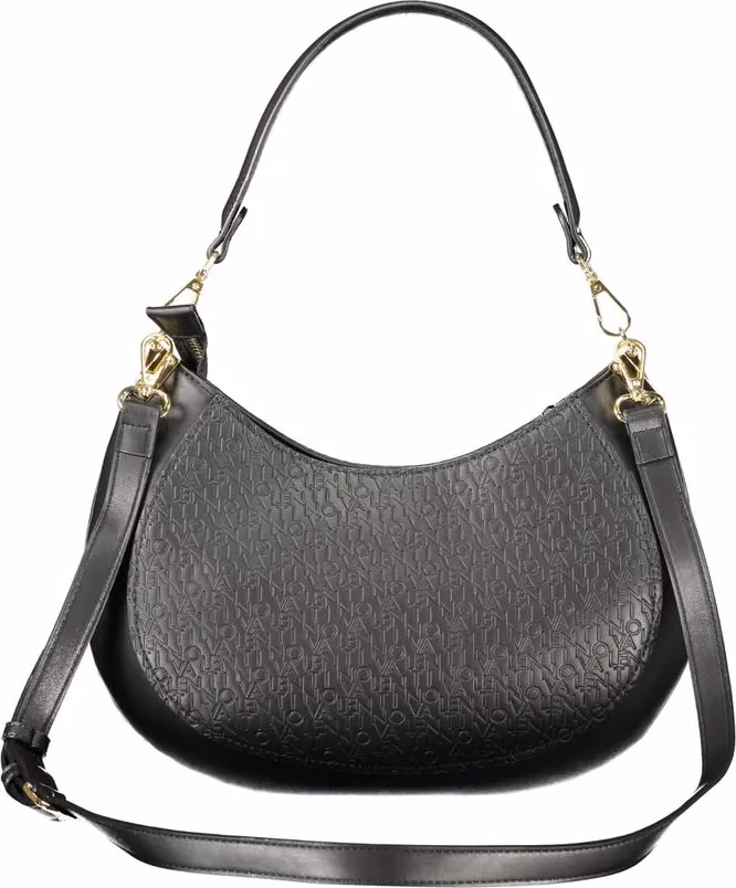 Mario Valentino Black Polyurethane Women's Bag