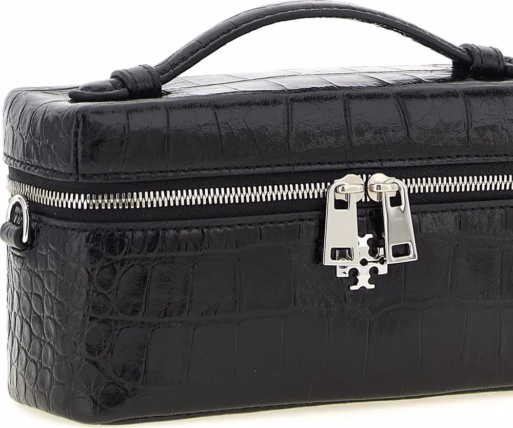 Tory Burch Black Lamb Leather Crossbody Bag