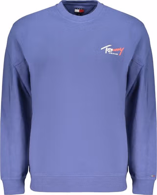 Blue Cotton Men's Sweatshirt