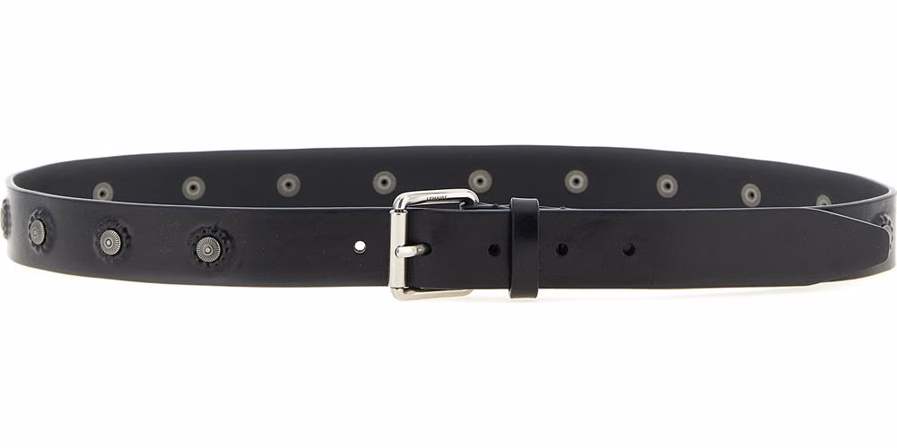 Lemaire Black Calfskin Regular Belt