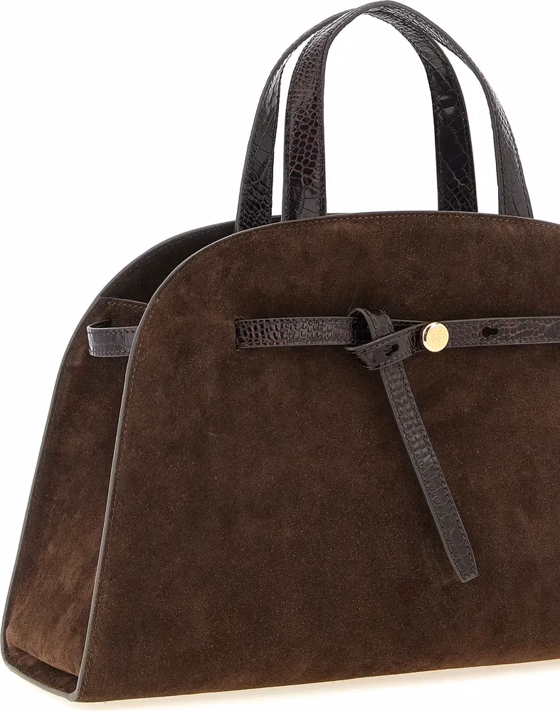 Tory Burch Brown Bovine Leather Crossbody Bag