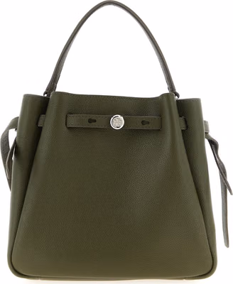 Bicolor Cowhide Crossbody Bag