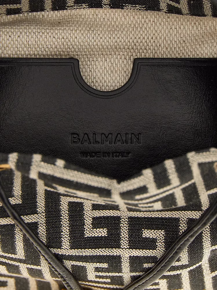 Balmain Bicolor Polyester Handbag