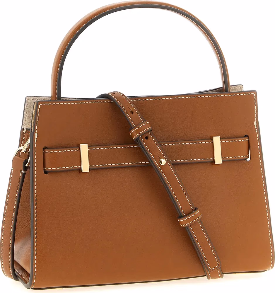 Tory Burch Brown Cowhide Crossbody Bag