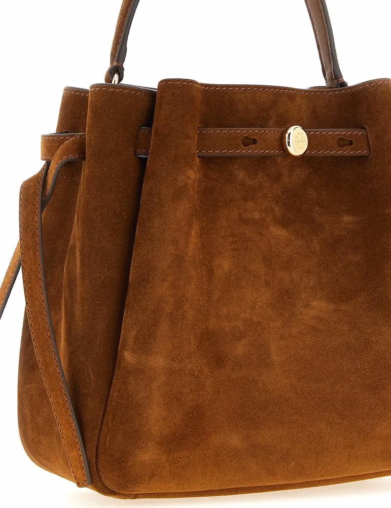 Tory Burch Brown Bovine Leather Crossbody Bag