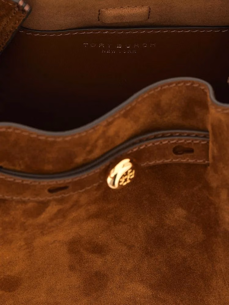 Tory Burch Brown Bovine Leather Crossbody Bag