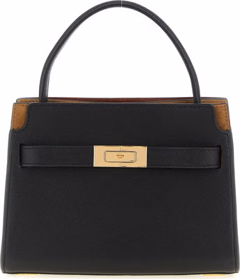 Black Lambskin Crossbody Bag