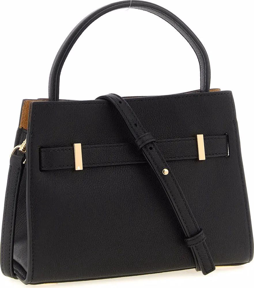 Tory Burch Black Lambskin Crossbody Bag