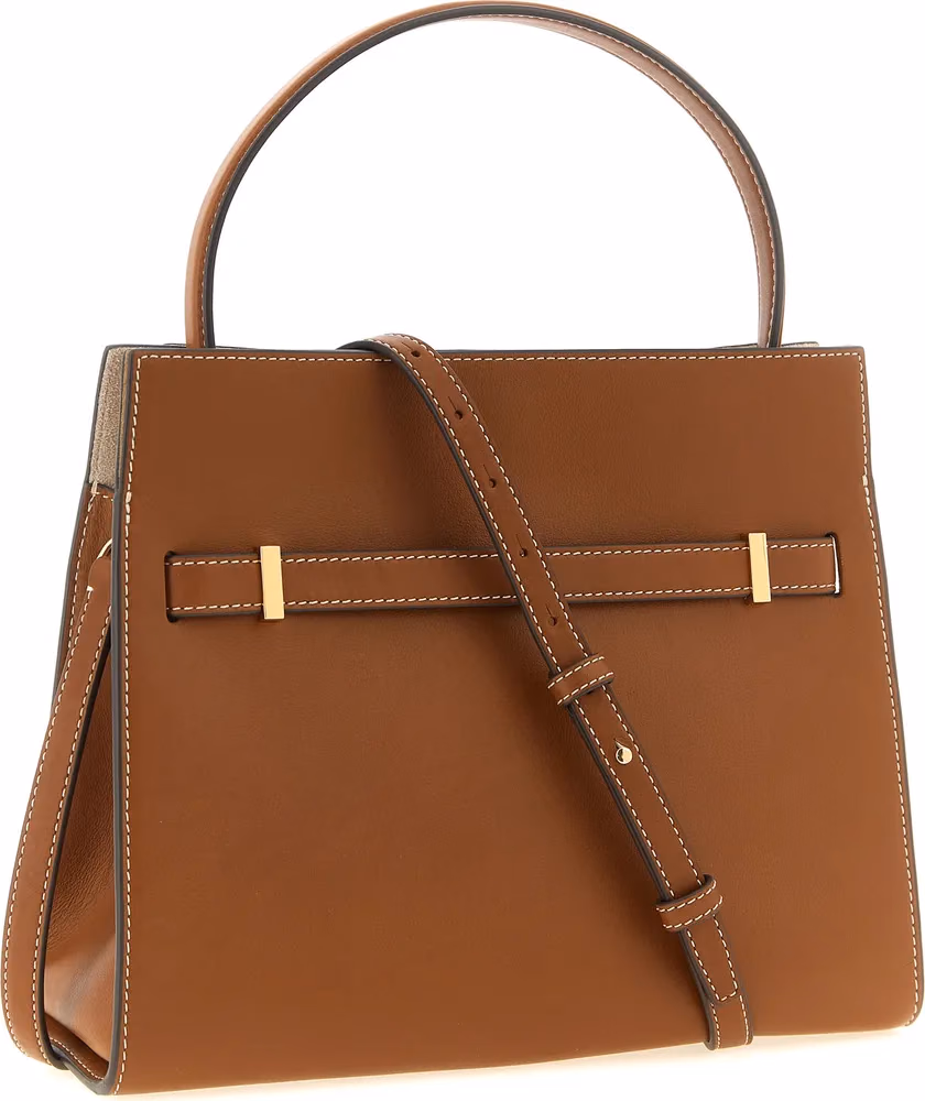 Tory Burch Brown Cowhide Crossbody Bag