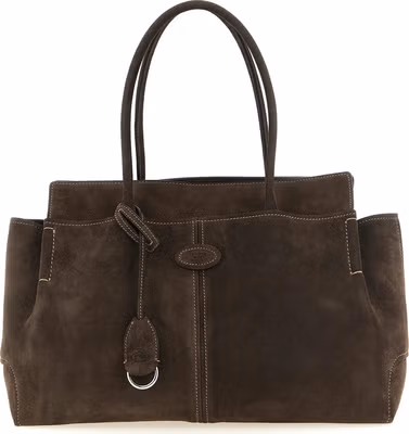 Brown Calfskin Tote Bag