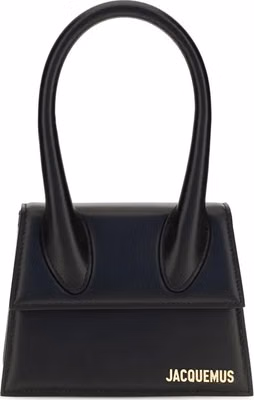 Black Calf Leather Bos Taurus Handbag