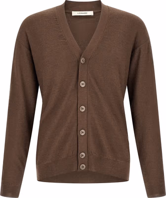Brown Wool Cardigan