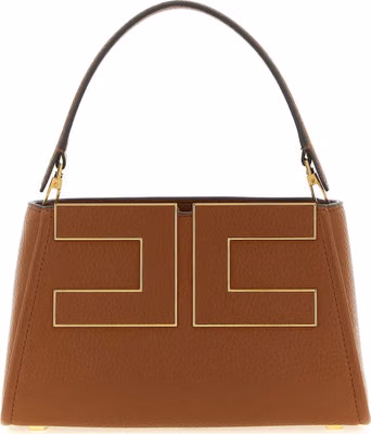 Brown Polyester Handbag