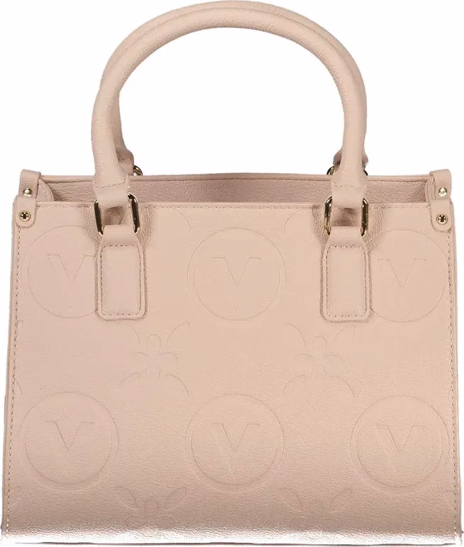 Mario Valentino Pink Polyurethane Women's Bag with Handles