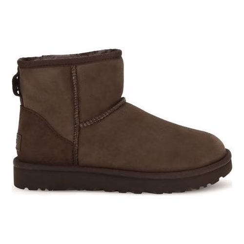 UGG Brown Calf Leather Bos Taurus Ankle Boots