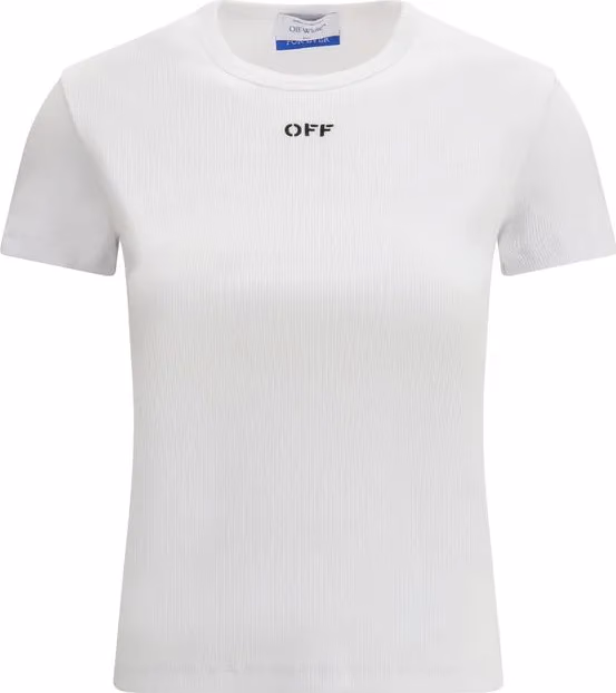 Off-White White Cotton T-Shirt