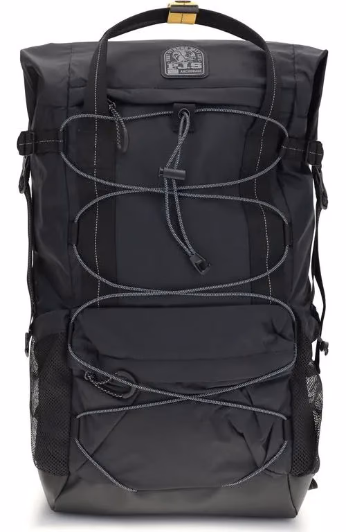 Parajumpers Black Nylon Backpack
