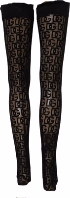 Violet Floral Fishnet Tights Stockings Pantyhose Socks