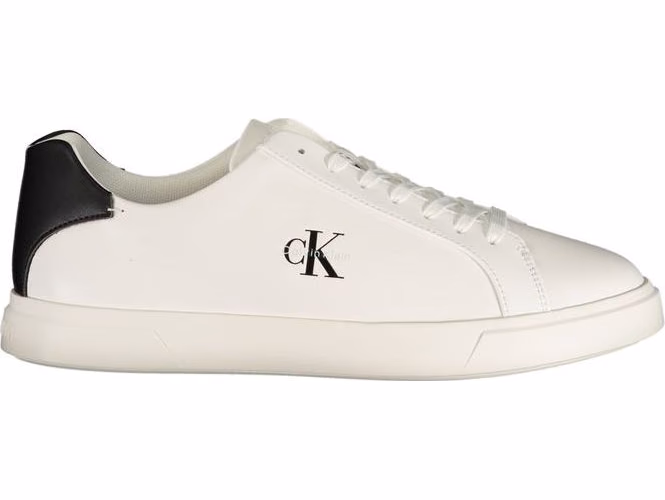 Calvin Klein White Polyurethane Men's Sneaker