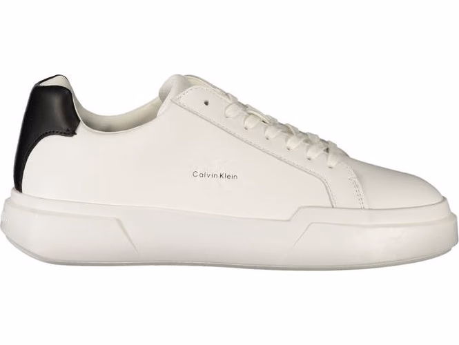 Calvin Klein White Leather Men's Sneaker