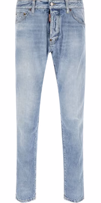 Blue Cotton Jeans Denim