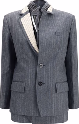 Gray Wool Oves Aries Jacket