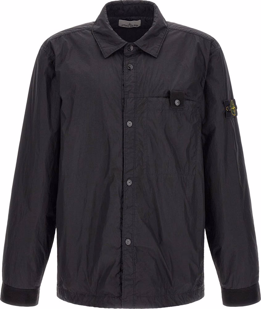 Stone Island Black Polyamide Shell Jacket