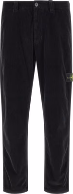 Black Cotton Casual Pants