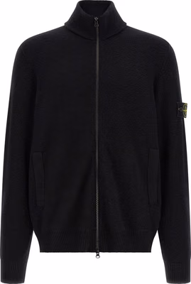 Black Virgin Wool Cardigan