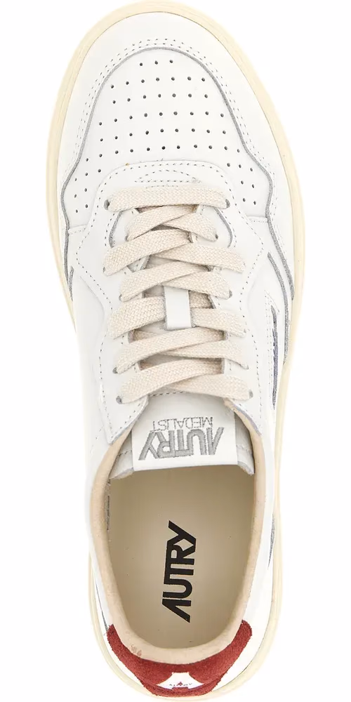 Autry Bordeaux Cowhide Athletic Sneakers