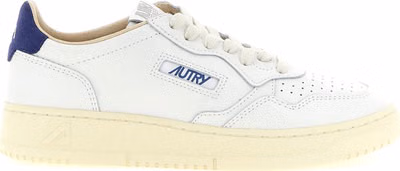 Blue Cowhide Athletic Sneakers